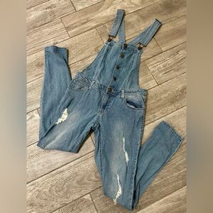 Blue Denim Overalls